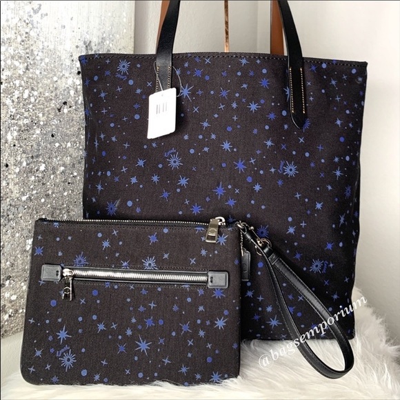 Coach x Star Wars Large Canvas Tote Pouch Set - Picture 4 of 8